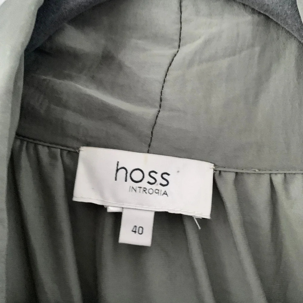 Hoss Intropia Aloe Green‎ Sleeveless Wrap Blouse Top Size 40 VES 7386.689